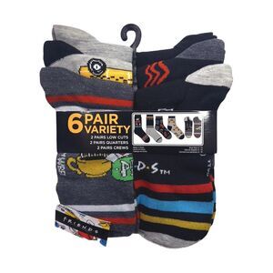 Friends 6-Pack Variety Novelty Socks - Shoe Size 6-12